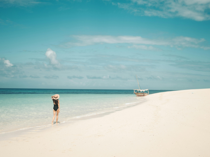 An image of a tour package on Forbhic Travel official website with a title that says Zanzibar Beach & Culture Tour.