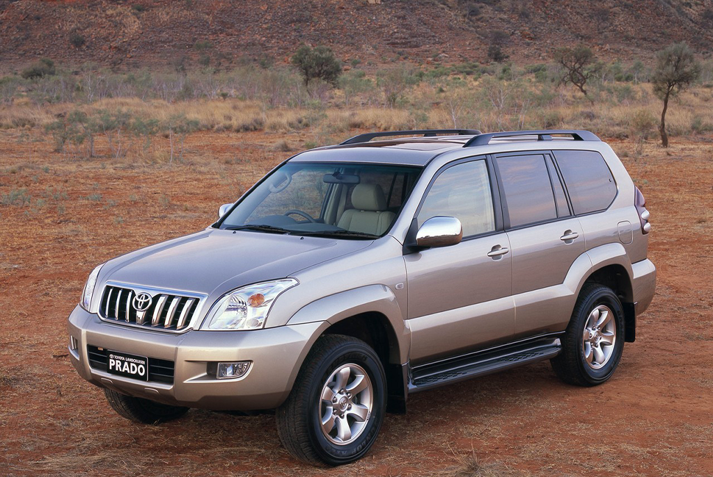 Image of a car named Toyota Prado 120 available for rental at Forbhic Travel with a description that says Toyota Prado 120 offers versatility and comfort. Its powerful engine options and off-road capabilities make it suitable for various terrains and travel needs.

Engine: 4.0L V6 petrol or 3.0L turbocharged diesel

Transmission: 5-speed automatic or 5-speed manual

Drive Type: 4WD

Features: Full-time 4WD, high ground clearance, and spacious interior

Ideal For: Family trips and off-road adventures